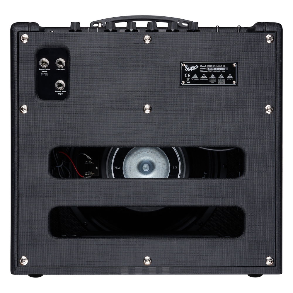 Supro Delta King 12 Black Black Musikkverden AS