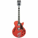 D'Angelico Premier SS Fiesta Red Stairstep thumbnail