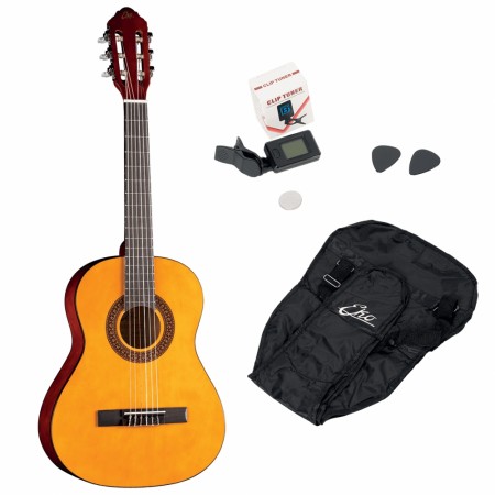 Eko CS-5 Natural Gloss 3/4 Gitarpakke