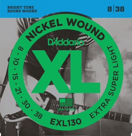 D'Addario EXL130 Elgitar (008-038)