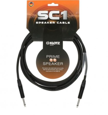 Klotz SC1-PP prime speaker cable 2 x 1,5 Neutrik jacks 5m
