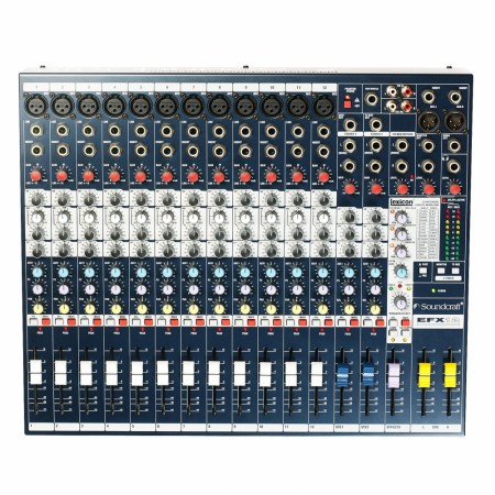 Soundcraft EFX12 12+2, 2 aux med Lexicon klang, inkl rackører