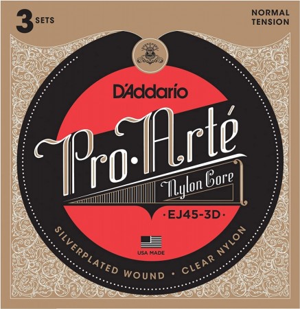 D'Addario EJ45-3D Pro Arté Normal Tension (3-Pack)