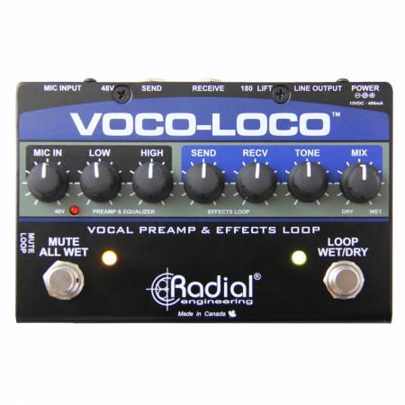 Radial Voco-Loco Effects Switcher and Mic Preamp