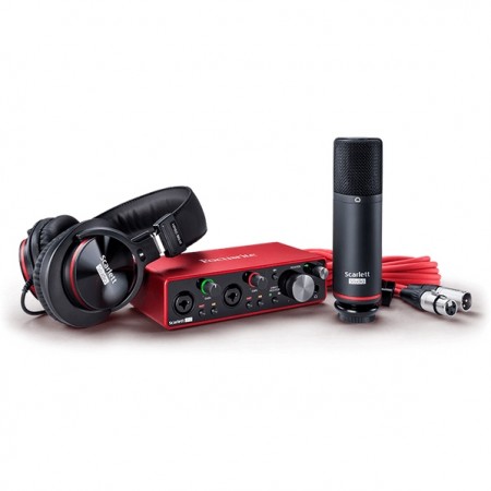 Focusrite Scarlett 2i2 Gen3 Studiopakke
