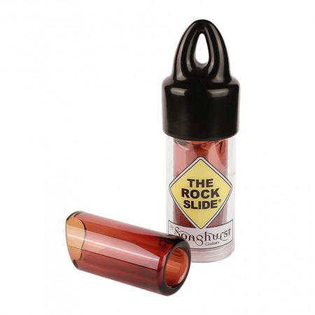 The Rock Slide Moulded Glass Slide Amber Small