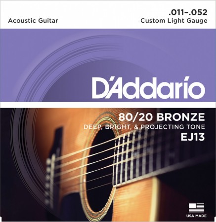D'Addario EJ13 80/20 Bronze (011-052)