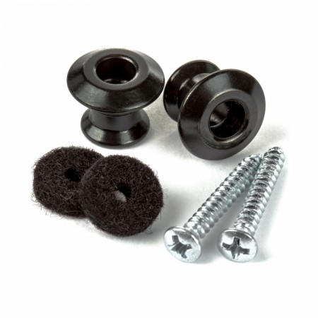 Dunlop 2PSLS033BK Dual Design Straplok Black
