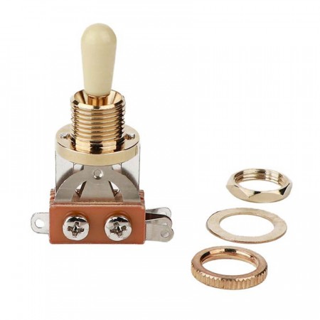 Boston SW-23-GI Toggle Switch 3-Way Gold