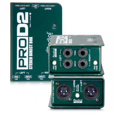 Radial ProD2 Stereo Passiv DI-boks