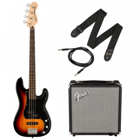 Squier Affinity Bass PJ Pakke 3-Color Sunburst