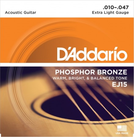 D'Addario EJ15 Phos. Bronze (010-047)
