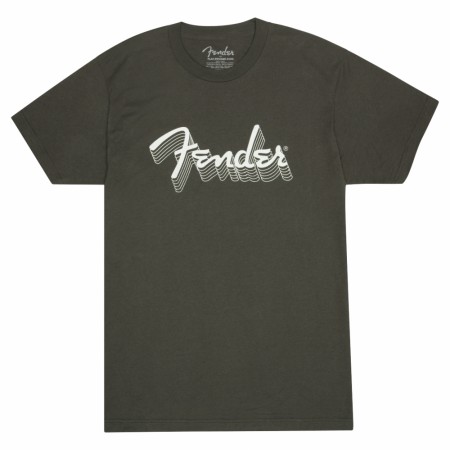 Fender T-Skjorte Reflective Ink Charcoal