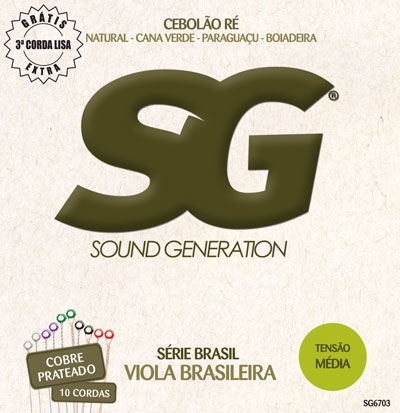 SG 6703 Violina Caipira Medium Tension 10-str