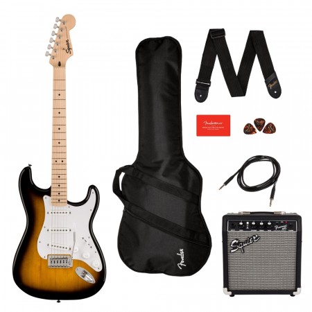 Squier Sonic Stratocaster Pack 2-Color Sunburst