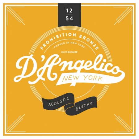 D'Angelico Prohibition Bronze 12-54