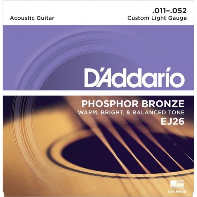 Level A203 en Acier Inoxydable de Base Bronze Alliage Phosphore Wound Cordes de Guitare Acoustique 